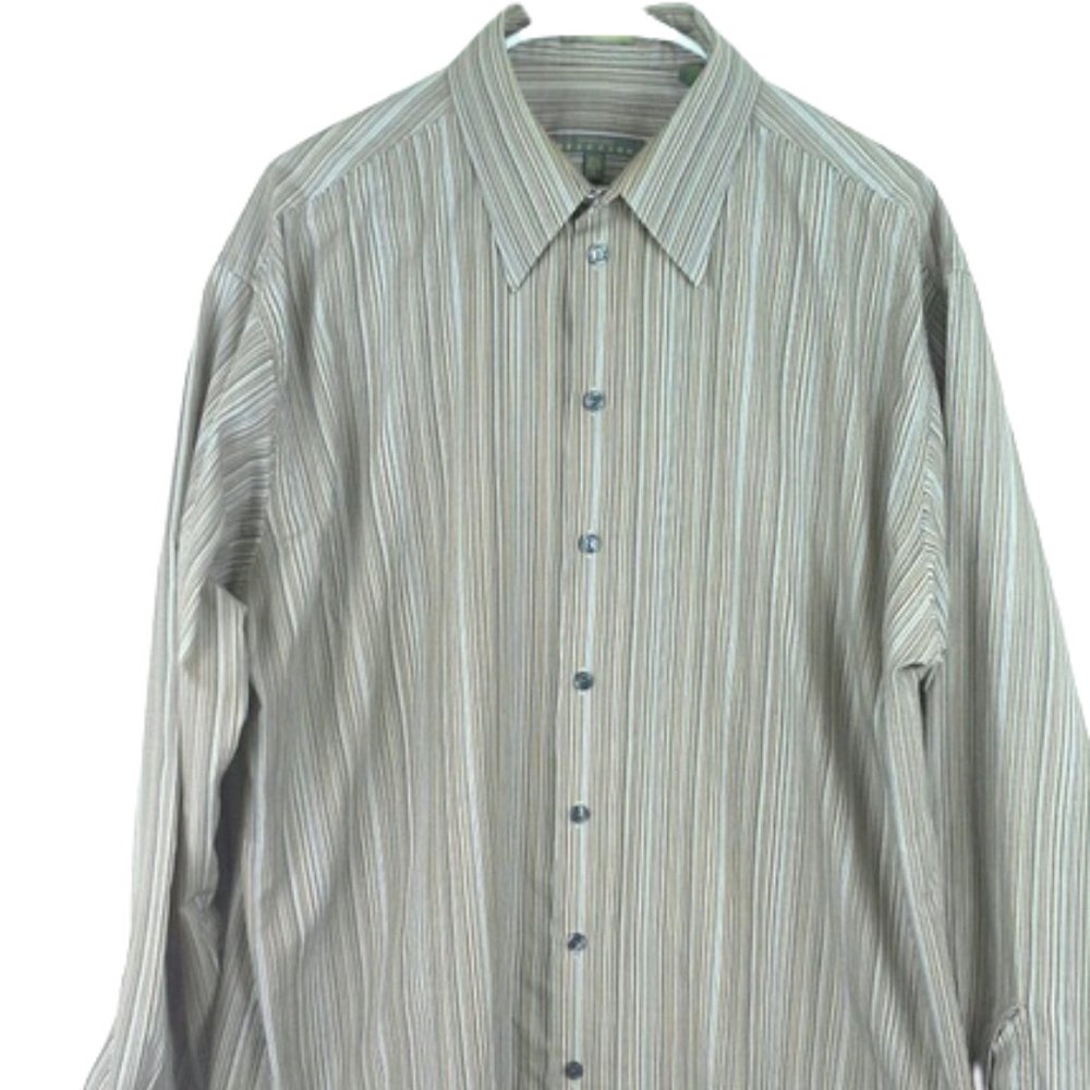 Kenneth Cole Reaction Dress Shirt Sz L(16.5 34/35)